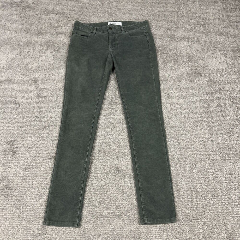 Carve Designs Pants Womens 6 Green Corduroy Skinny Pockets